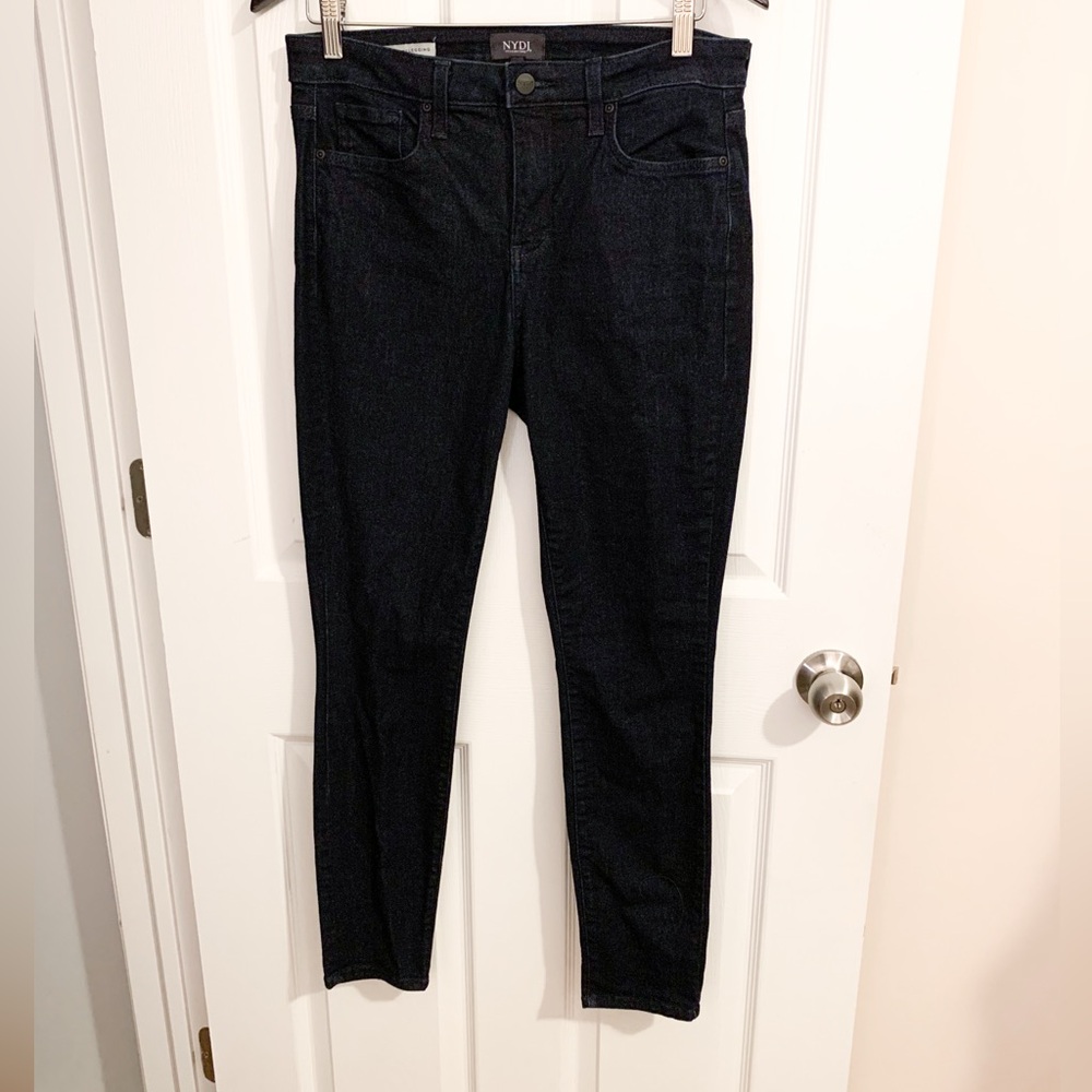 NYDJ Women's AMI Dark Blue Skinny Jeans - size 8